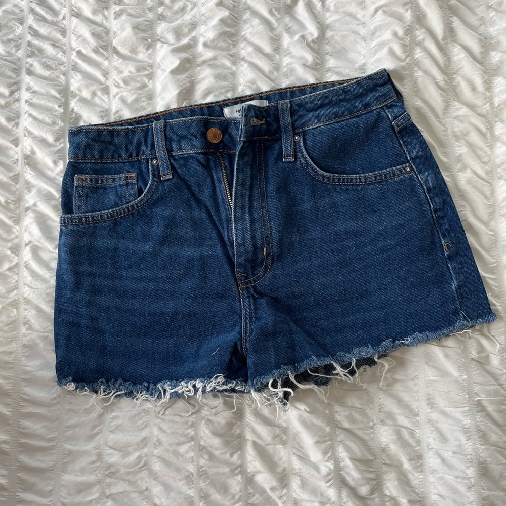 Denim shorts